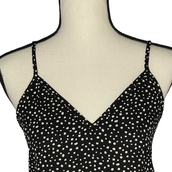 NWOT Abound Black Polka Dot Cami - Picture 2 of 3